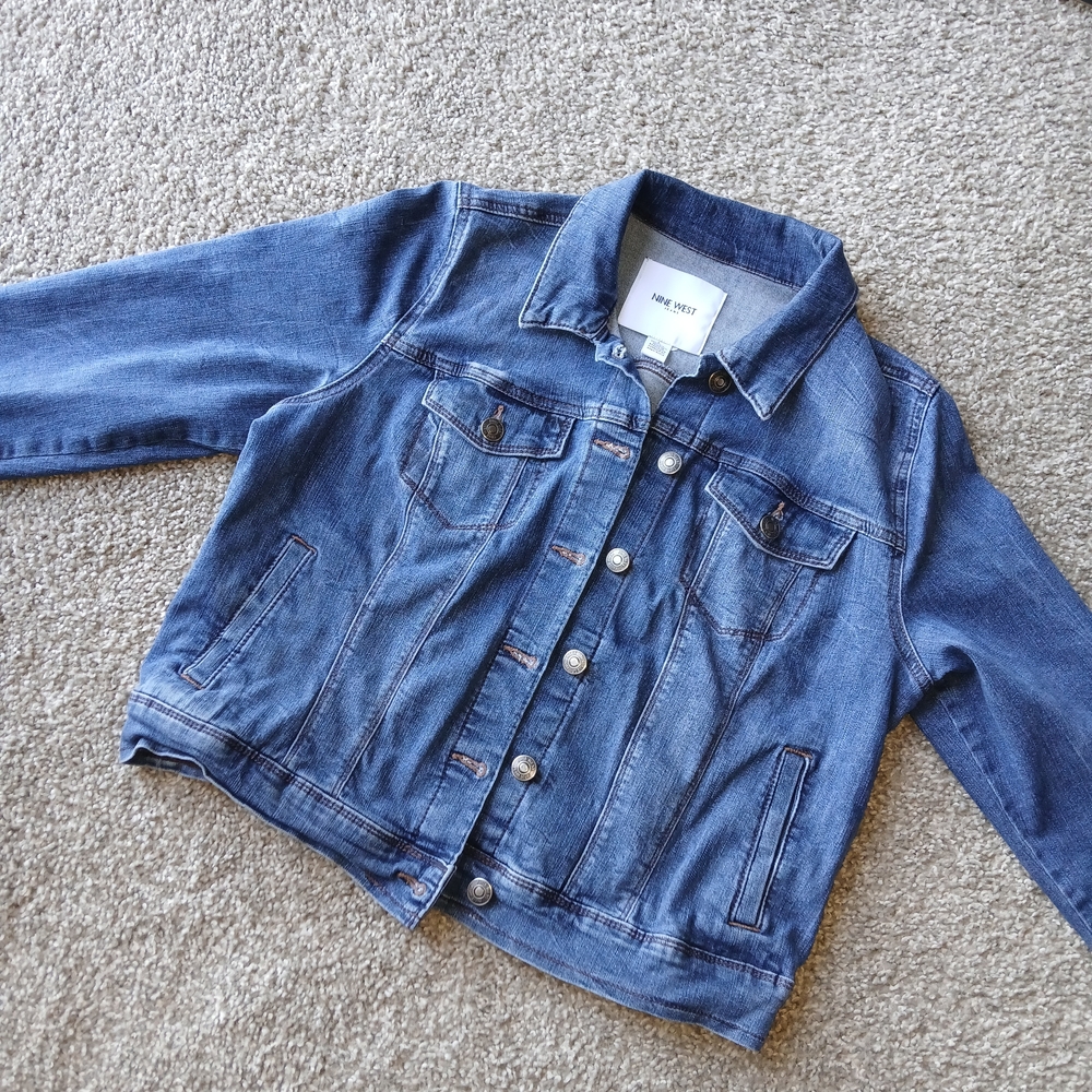 Nine West Blue Jean Jacket